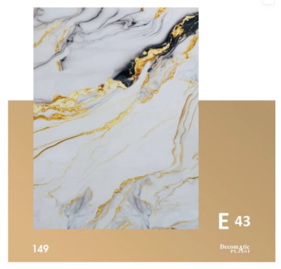 Изображение Decoplast. декоративные панели ПВХ Модель: Е 43 Размер 1.22*280