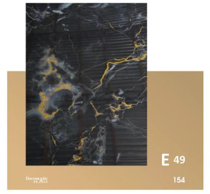 Decoplast. декоративные панели ПВХ Модель: Е 49 Размер 1.22*280 rasm