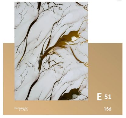 Decoplast. декоративные панели ПВХ Модель: Е 51 Размер 1.22*280 rasm