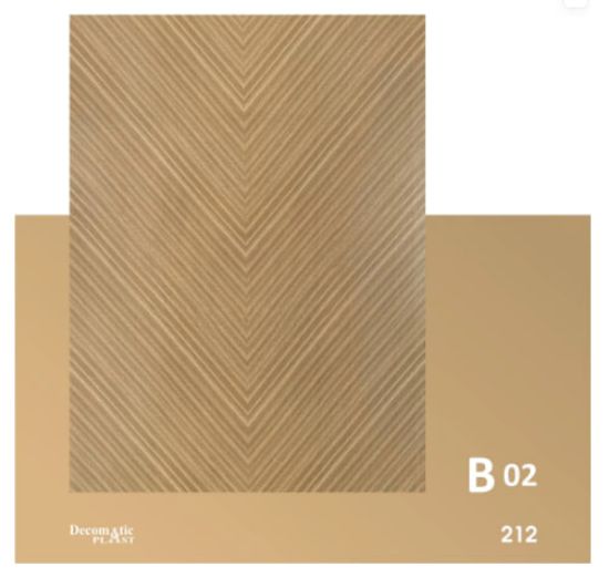 Decoplast. декоративные панели ПВХ Модель: B 02 Размер 1.22*280 rasm