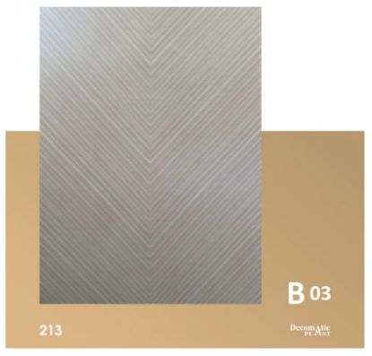 Decoplast. декоративные панели ПВХ Модель: B 03 Размер 1.22*280 rasm