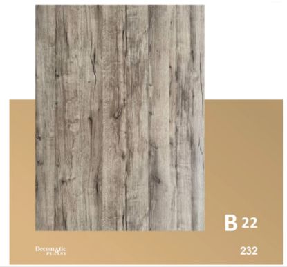 Decoplast. декоративные панели ПВХ Модель: B 22 Размер 1.22*280 rasm