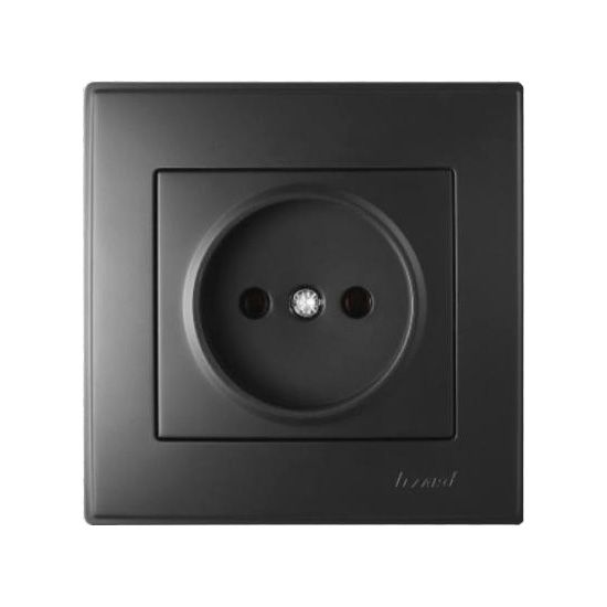 LESYA Розетка б/з чёрный бархат rasm