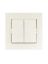 Изображение VESNA Выключатель двойной белый