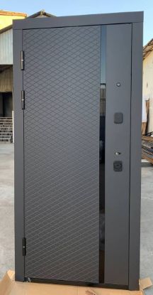 Metall eshik Model 908 MDF/MDF (romb) rasm