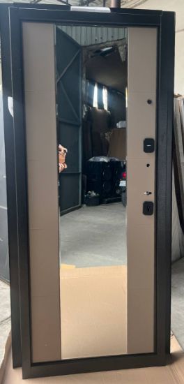 Метал эшик Модель 93 металл/МДФ , зеркало) rasm