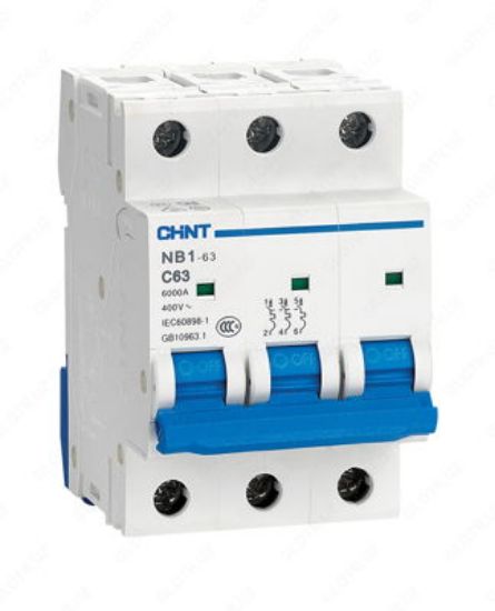 Picture of Авт. выкл. NB1-63H 3P C2 10kA
