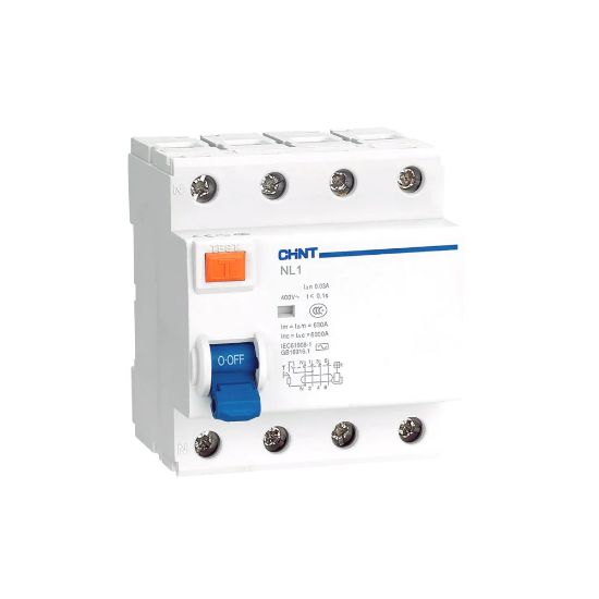 Изображение УЗО NL1-63 6kA 4P 40A 100mA type AC