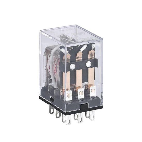 Промежуточное реле JZX-22F(D) 4 конт. с инд. LED 3А 24В DC rasm