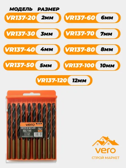 Picture of SVERLO PO METALLU VR137-140