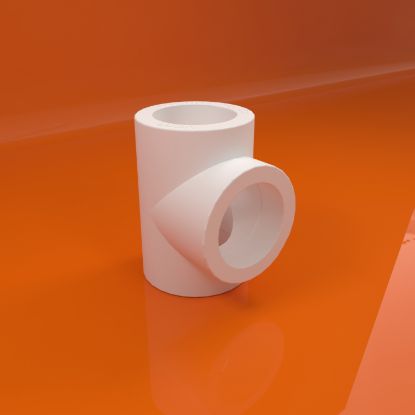 Изображение Тройник переходник диам 63-50-63 VERO