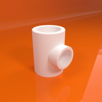 Изображение Тройник переходник диам 75-32-75