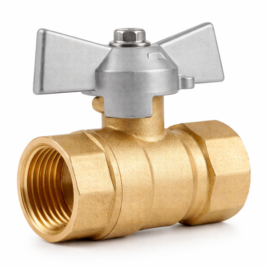 Picture of 10-03631  3/4" Латунный шаровой кран ВР-НР (бабочка)