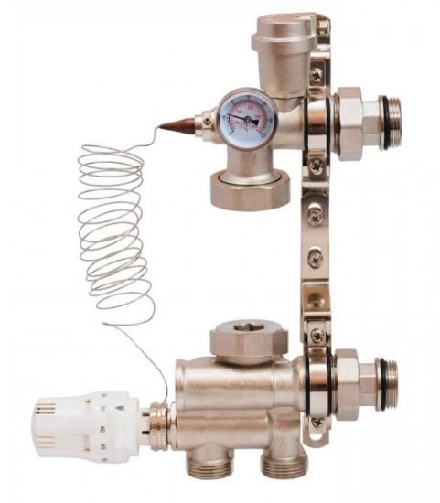 Picture of 1 Насосно-смесительный узел без насоса, со смесительным клапаном и сервоприводом (20-60℃)