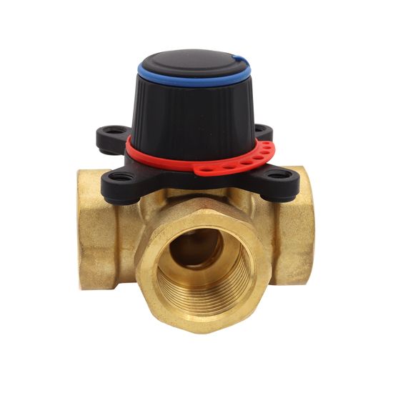 Изображение 1 1/4 Трёхходовой смесительный клапан (с латунным покрытием)