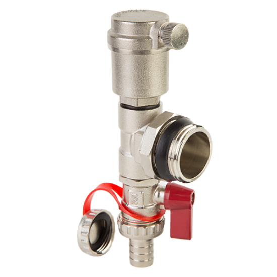 Picture of 1  Пара конечных элементов коллектора с автоматическим воздухоотводчиком