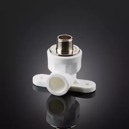 Изображение Отвод с настенным креплением Н/Р «PREMIUM» (1044) Ø 25 x 1/2 (110)