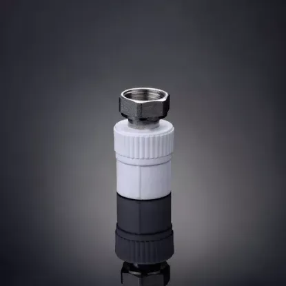 Изображение Адаптер с накидной гайкой (Nippel) / «ECOLINE» (1046) Ø 32 x 3/4 (140)