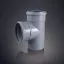 WaterPro 90° PPH Tее (2007) Ø 50 (120) surati