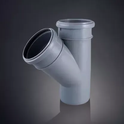 Picture of WaterPro 45° Angled PP-H Reducer Tee (2009) Ø 50 (96)