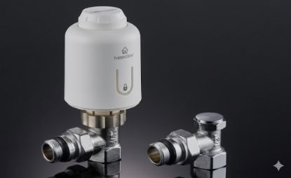 Комплект кранов для радиатора с термоголовкой Н/Р-В/Р (4014-2) L1/2M x 1/2F (Ø 15) (20) rasm