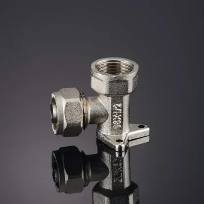 Picture of Отвод с настенным креплением с В/Р 16x1/2 (4057) ZL16 x 1/2F (Ø 15) (160)