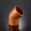 Отвод 45° PVC-U (3006) Ø 200 (6) surati