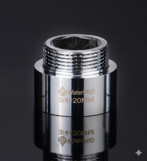 Удлинитель хромированный DN20 Н/Р-В/Р (4035) 3/4" x 90 мм (88) rasm