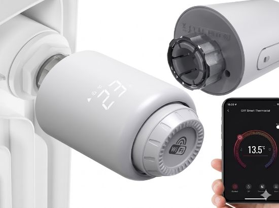 Термоголовка для радиатора с Wi-Fi (Smart) (5027) Белый с Wi-Fi (1) rasm