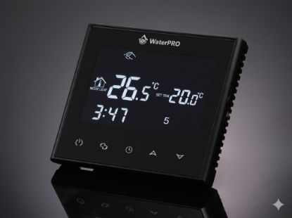 Комнатный термостат c Wi-Fi (5035) Чёрный с Wi-Fi (100) rasm