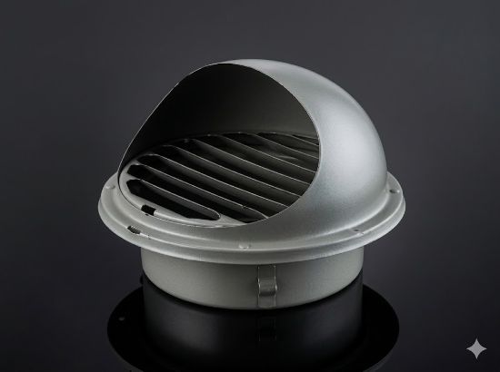 Диффузор наружный из нержавейки (8014) Ø 160 (4) rasm