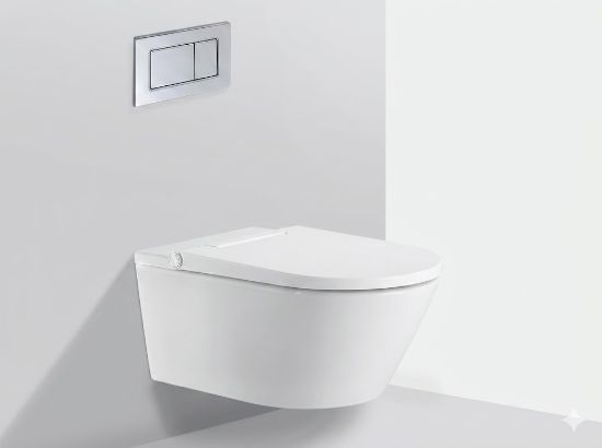 Picture of Круглый, подвесной унитаз без ободка c горизонтальным выпуском (WS2) WaterPro (1)
