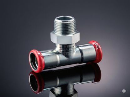 Picture of Тройник редукционный с наружной резьбой (7022) Ø 42 × Rp1 (35)