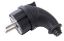 Picture of Right-Angle Electrical Plug 2P+PE 1x16A 220-240V (Rubber)