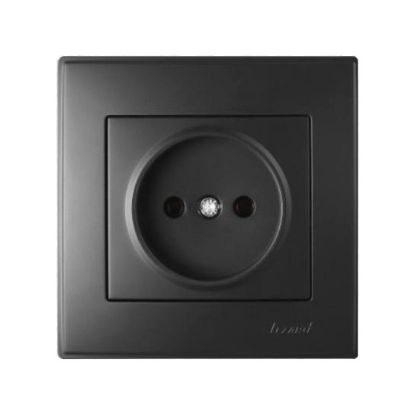 Изображение Розетка электрическая LESYA Black Velvet