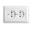 Picture of Vesta Roma Lux Double Socket with Shutter