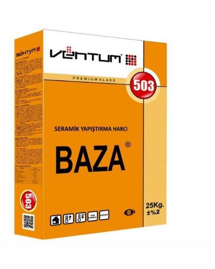 Изображение Клей для керамической плитки VENTUM BAZA 503 (25 кг)