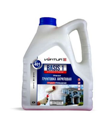 Изображение Ventum Basis 1/5 (5 кг) акриловая грунтовка