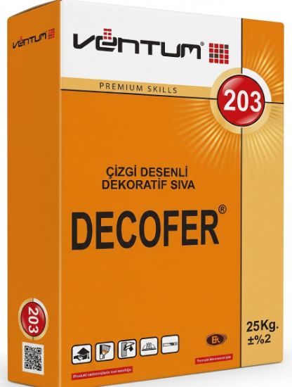 Изображение Ventum Декофер 203 (БЕЛЫЙ) декоративная штукатурка (25 кг)