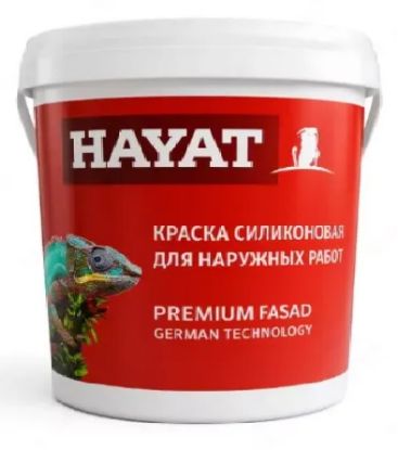 Изображение Силиконовая фасадная краска Hayat 25 кг