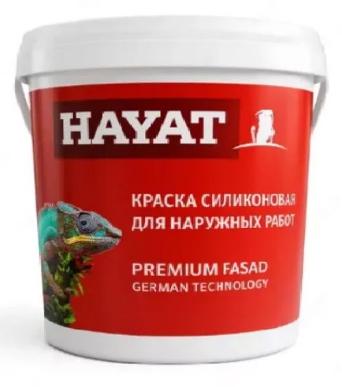 Изображение Силиконовая фасадная краска Hayat 25 кг