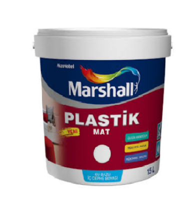 Изображение Водоэмульсионная акриловая краска MARSHALL PLASTIK MAT 2.5 л