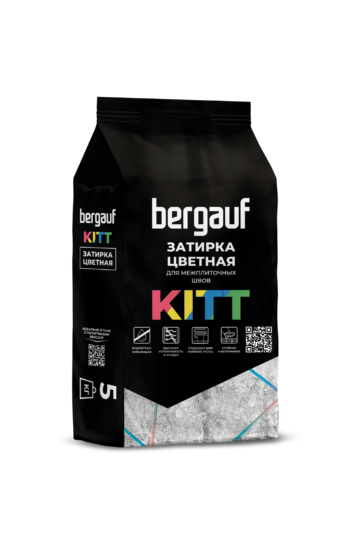 Изображение BERGAUF KITT Затирка цветная для межплиточных швов "2КГ"