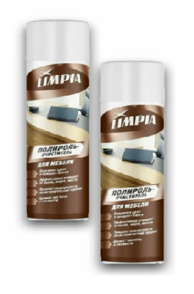 Изображение Полироль-очиститель для мебели "Limpia" Аромат чистоты и свежести, 300 мл