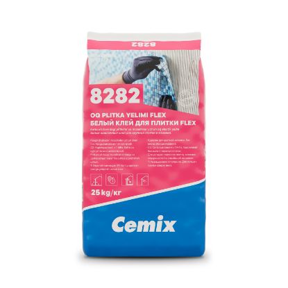 ROBO GLUE EXTRA — suvga chidamli, sovuqqa chidamli va kuchaytirilgan plitka yelimi 25 kg surati